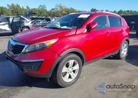 2012 Kia Sportage Lx из США, поврежденный, VIN KNDPBCA22C7292160